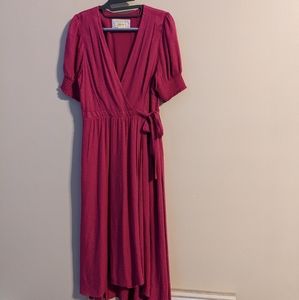 Maeve size 10 Maxi dress pink/purple